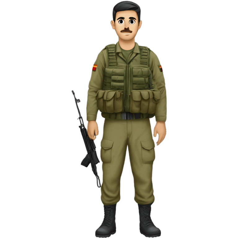 Kurdistan peshmerga in mountain   emoji