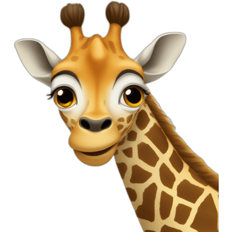 Girafe des mères emoji