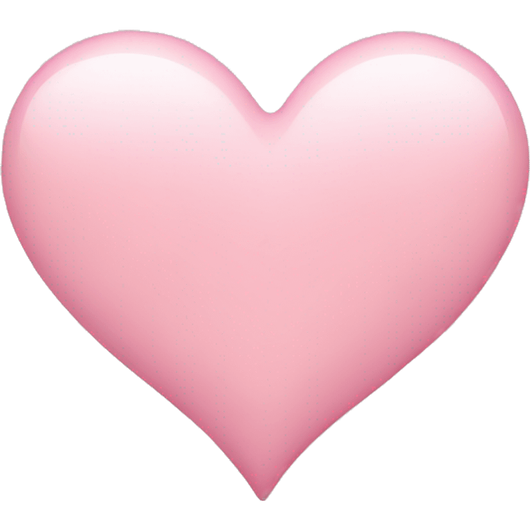 Light pink heart  emoji