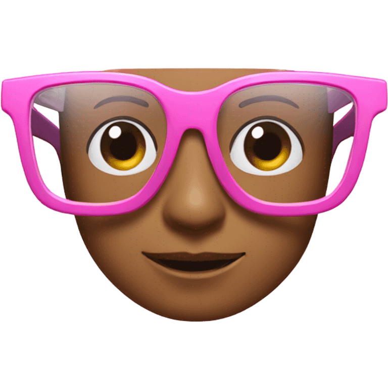 pink smart glasses emoji