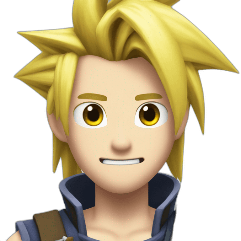 Cloud strife satisfied emoji