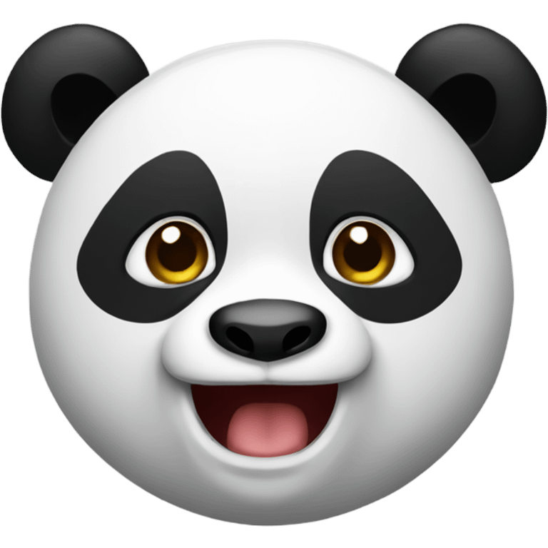 Really funny panda emoji