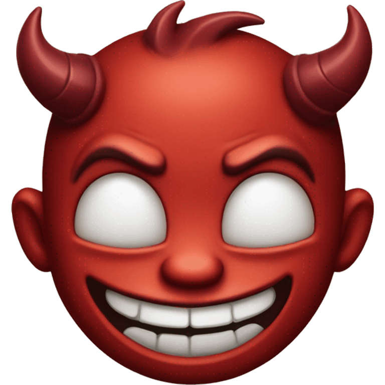 Devil with wink face emoji