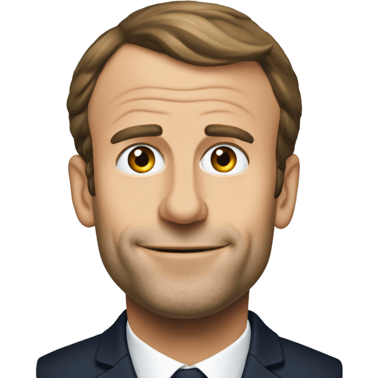 Macron Emmanuel Macron and bier emoji