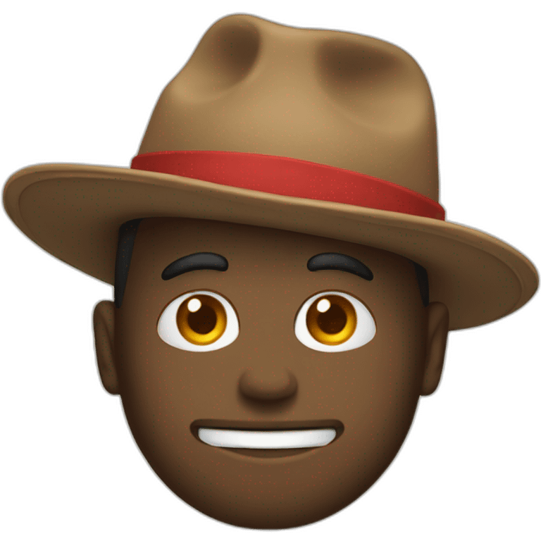 bruger with hat emoji