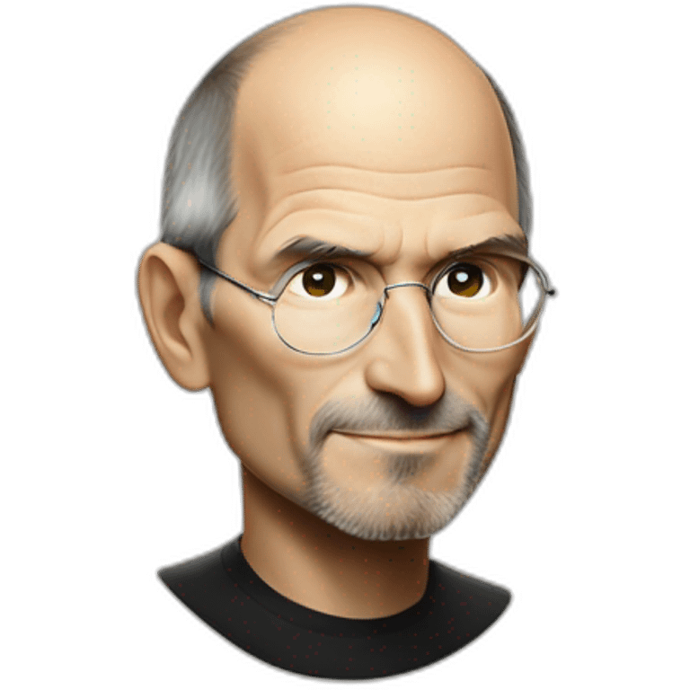 Steve Jobs eats apples emoji