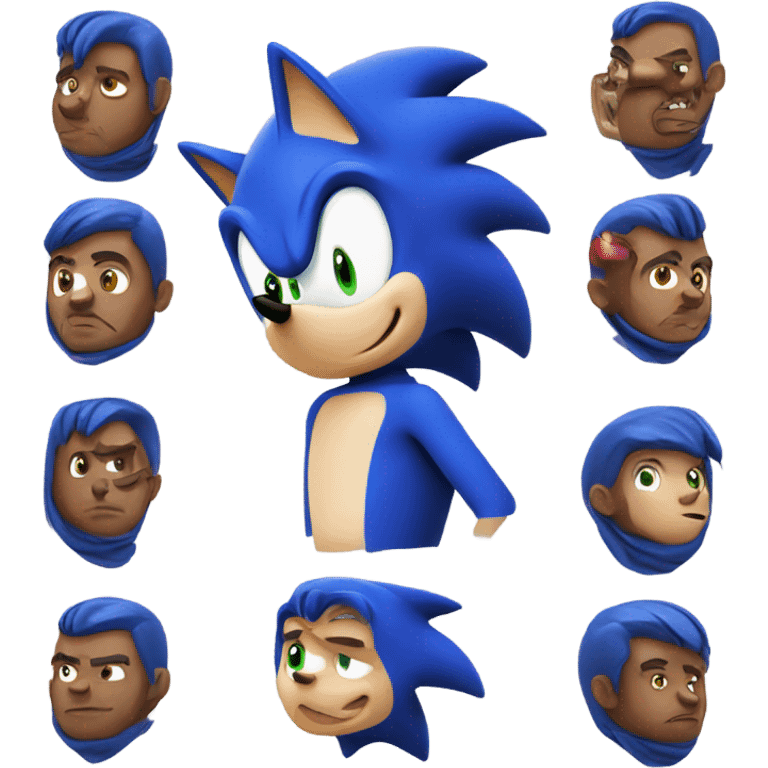 sonic the hedgehog emoji