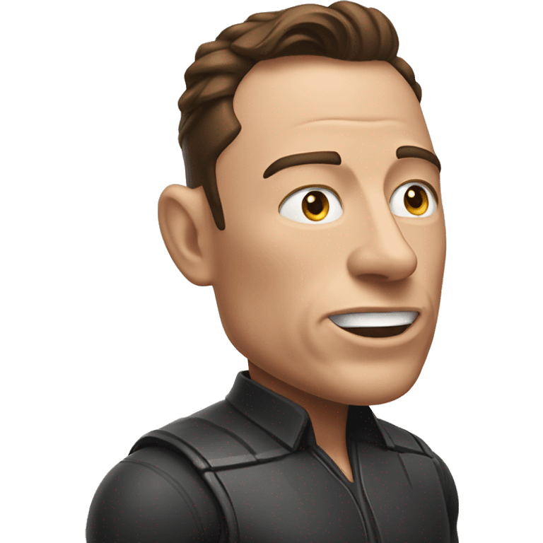 Muscular Elon Musk emoji