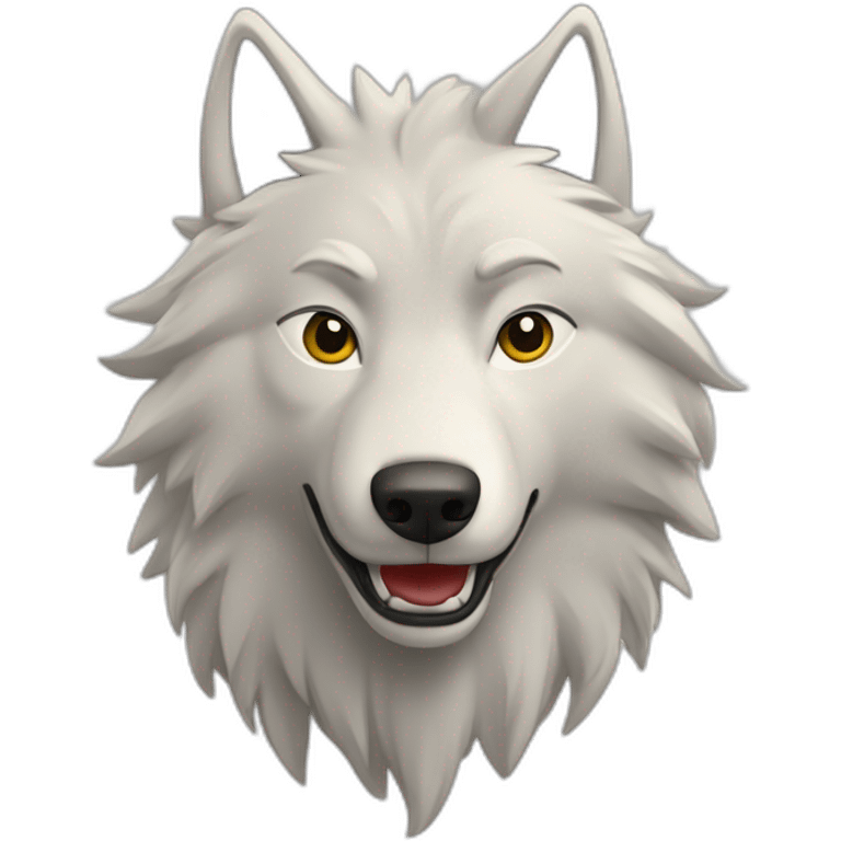 Un loup qui fais du judo emoji