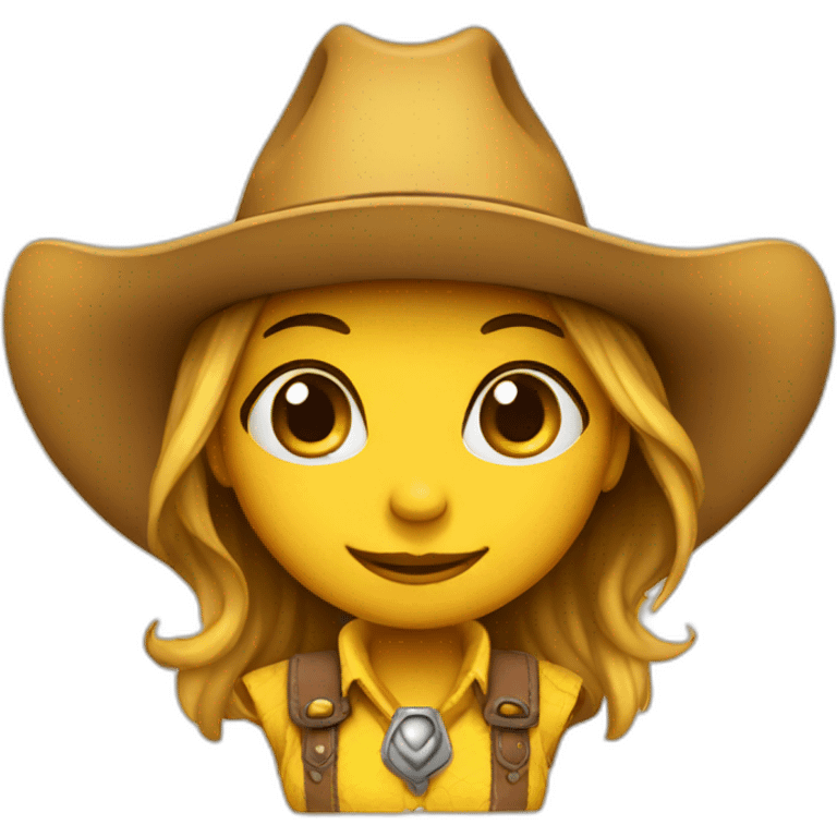 cowgirl bee emoji