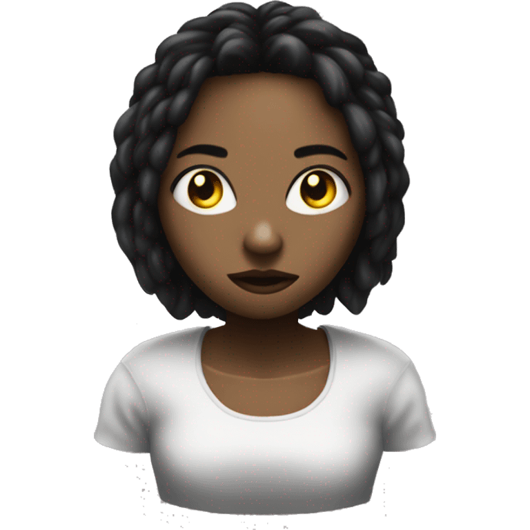 samara in the ring horror movie style emoji