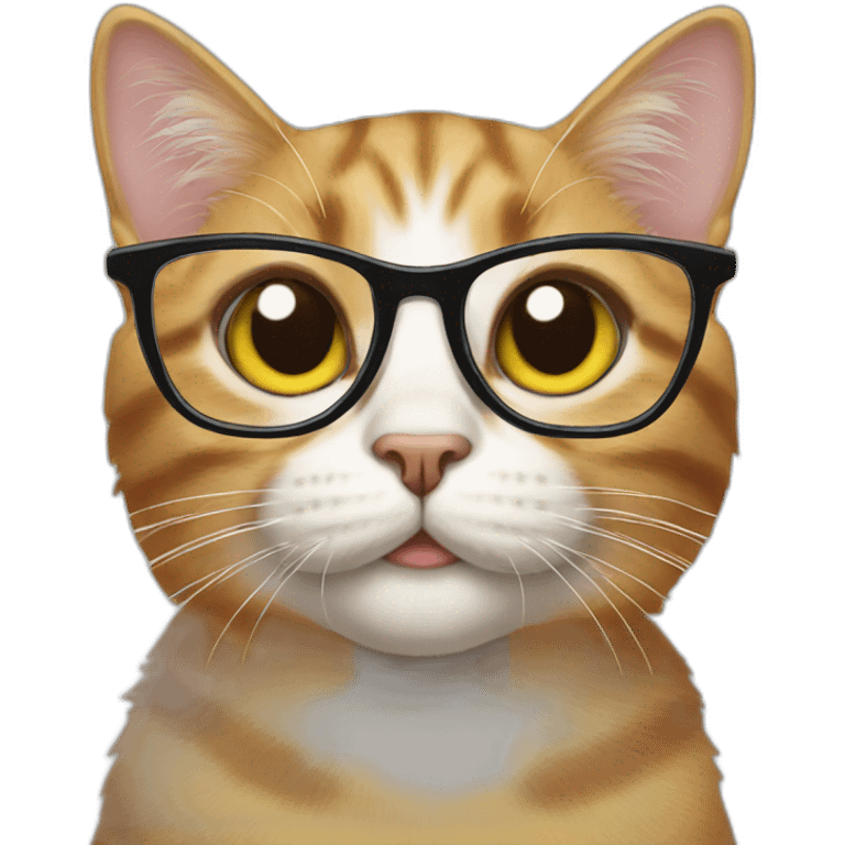 cat with glasses emoji