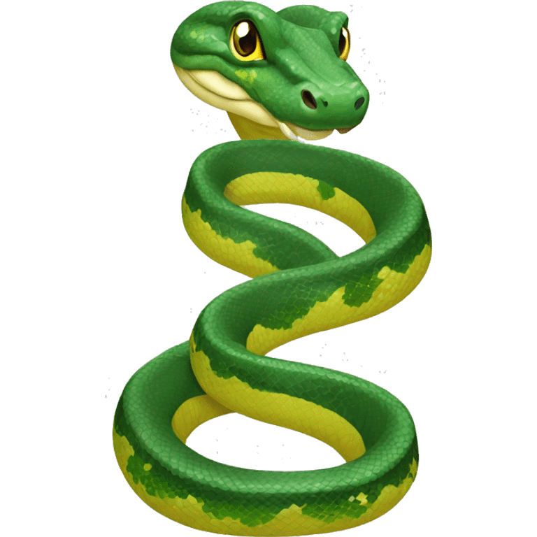 Big Green Indian Python emoji