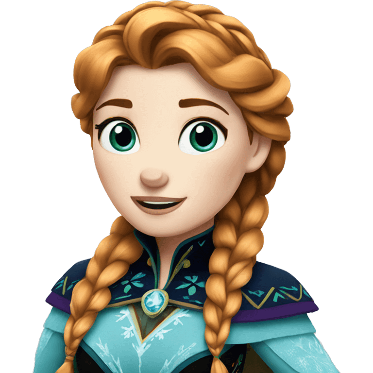 Frozen Anna emoji