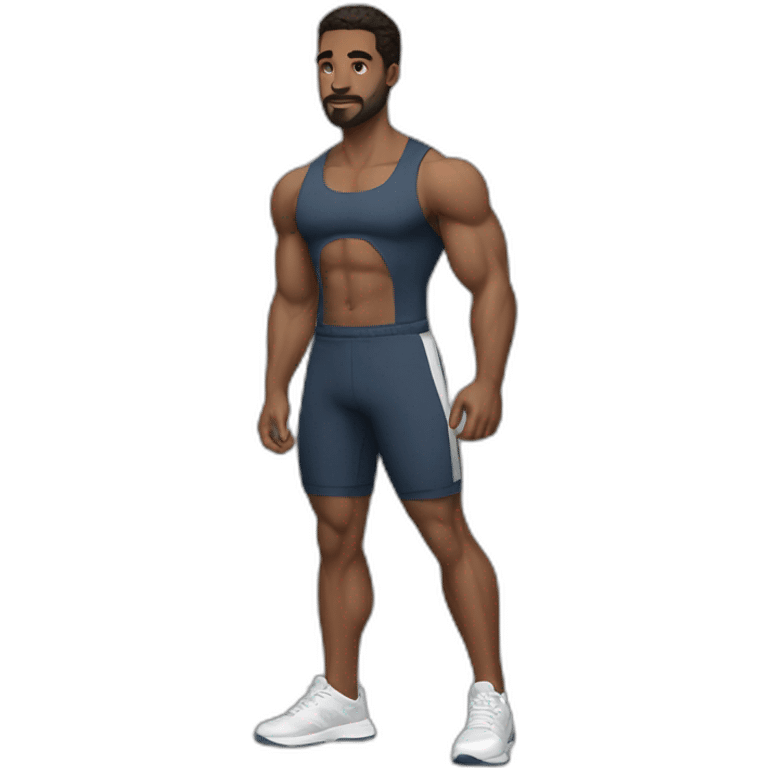 Classic workout clothes for men emoji