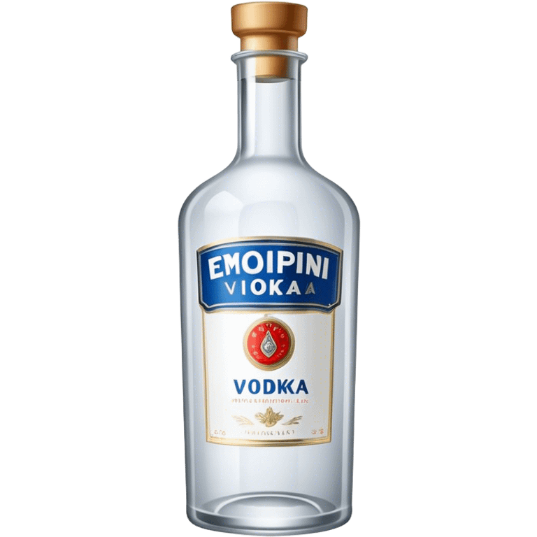 Une bouteille de Vodka emoji