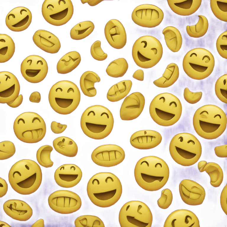 Smiley face with gold teeth emoji