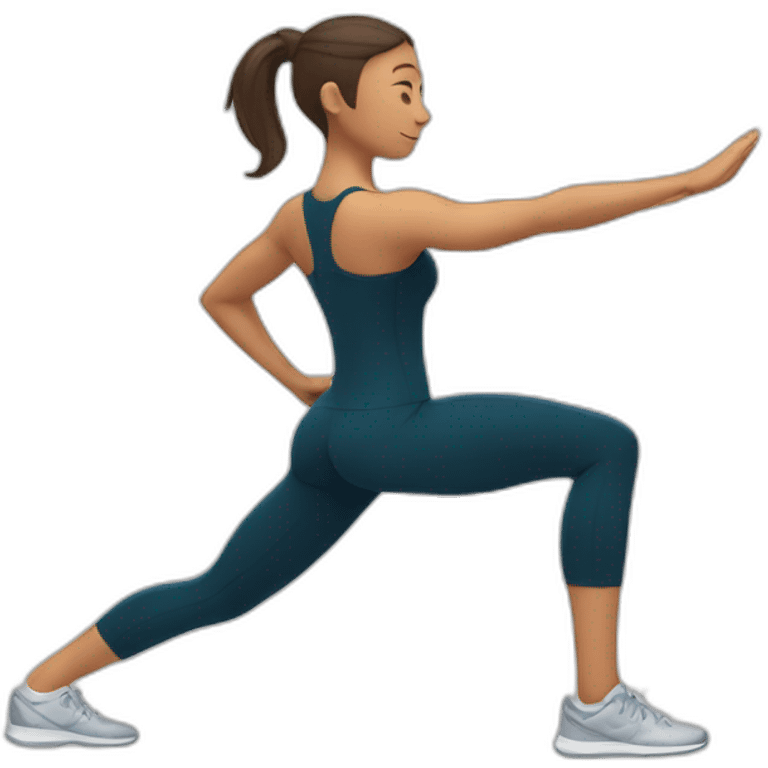 lunge stretch emoji