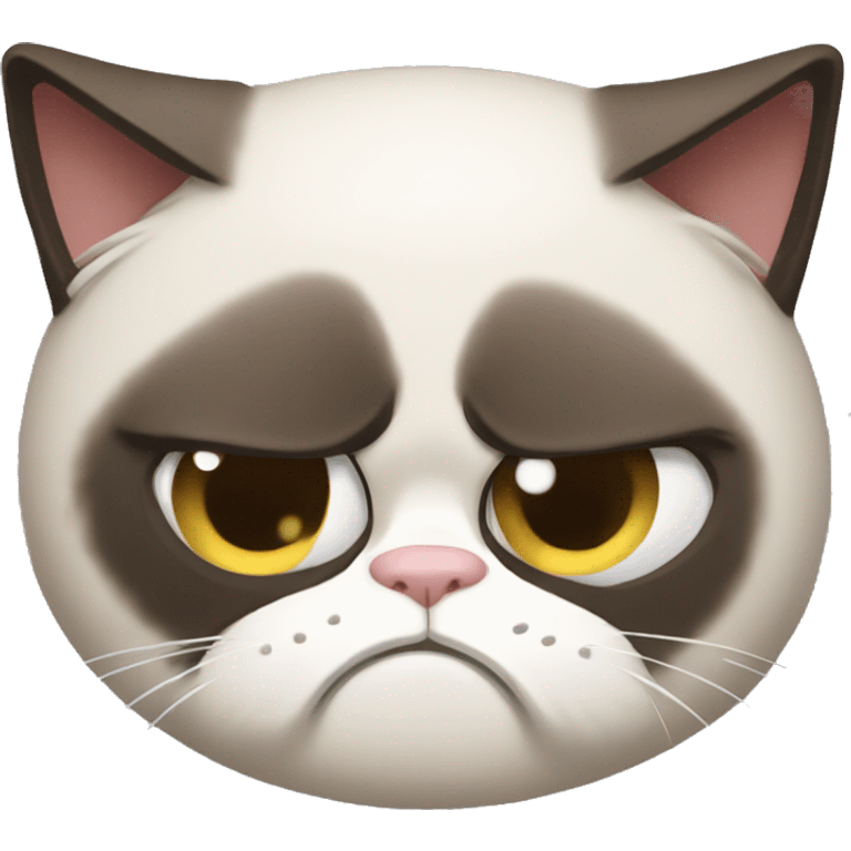 Grumpy Cat trying to sleep  emoji