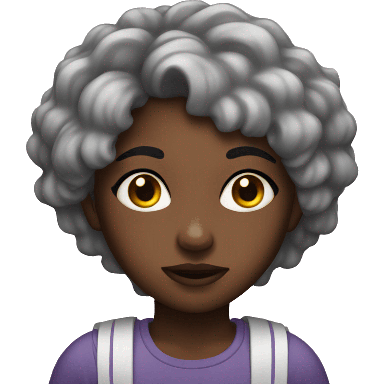  Black girl fustrated  emoji