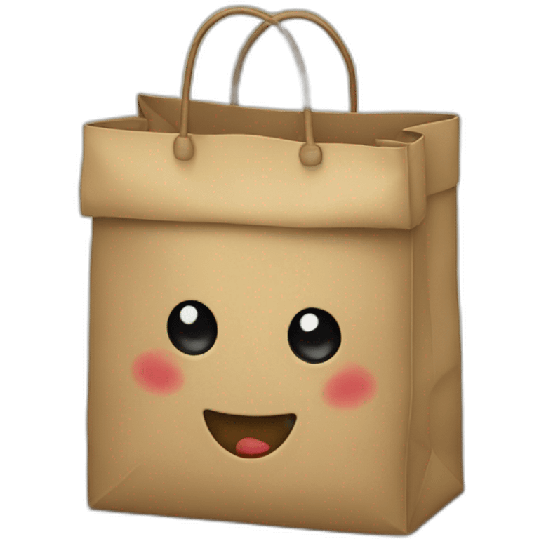 Christmas present bag emoji