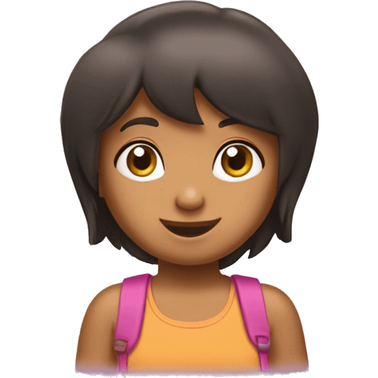 Combination of dora the explorer baño  emoji