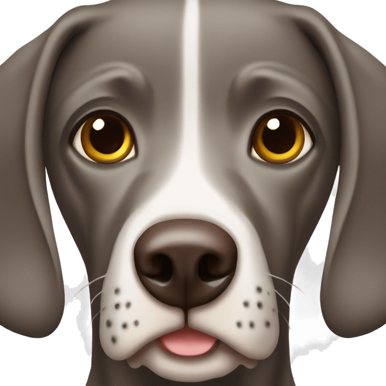 German short-haired  pointer with brown eyes emoji