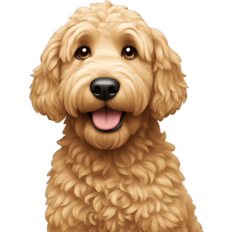 golden doodle dog emoji