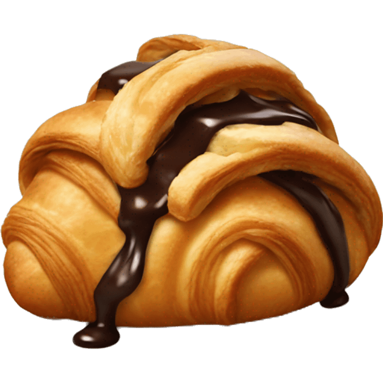 Chocolate croissant  emoji