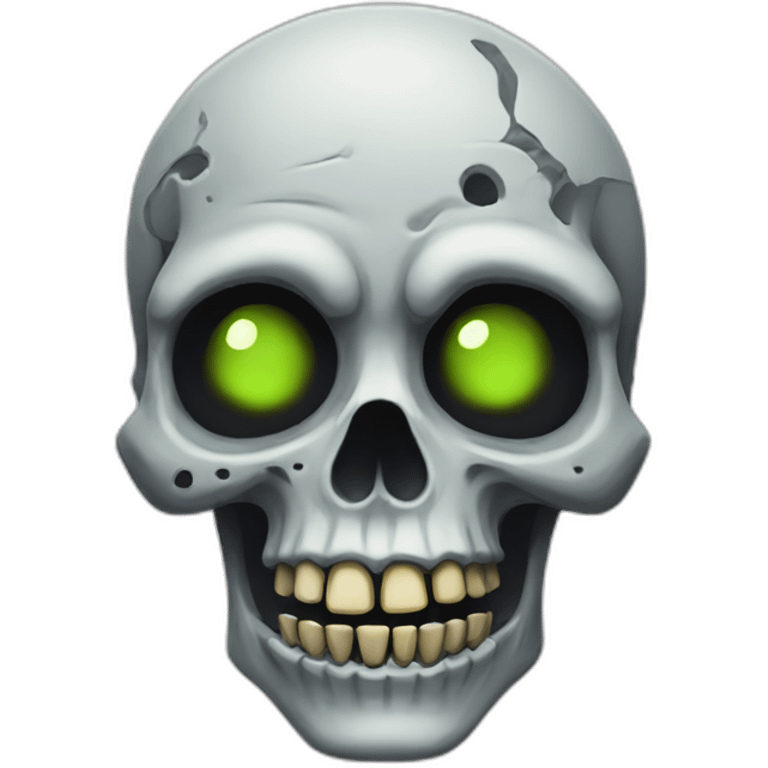 zombie skeleton emoji