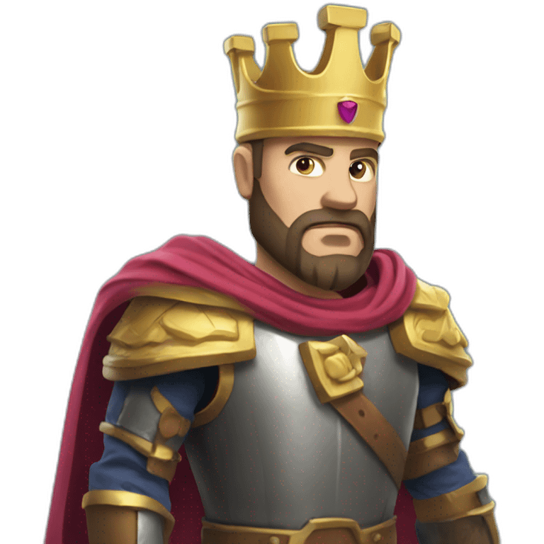 Clash royal king emoji