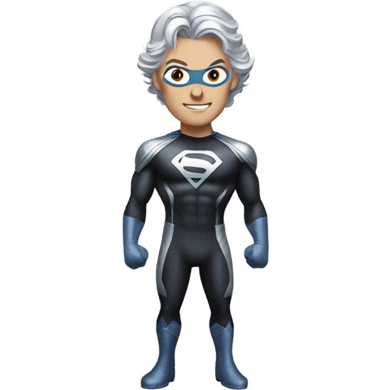 the superhero quicksilver from marvel comics emoji