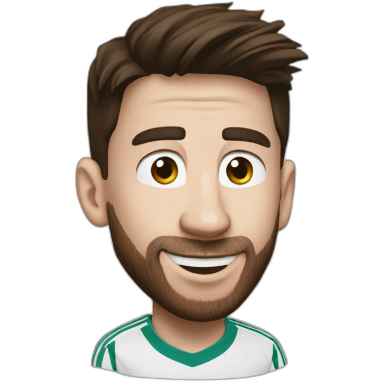 Messi salut cristiano emoji