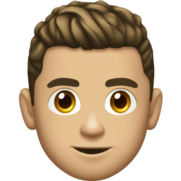 Cristiano Ronaldo in Realh Madrid Golden lock emoji