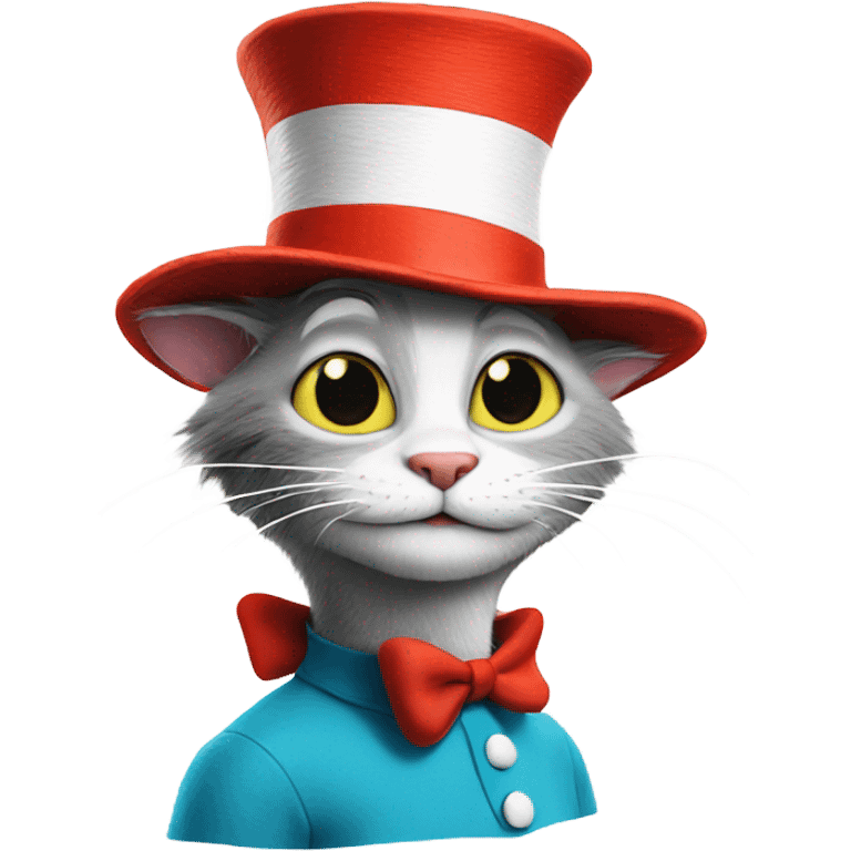 Cat in the hat dr seuss emoji