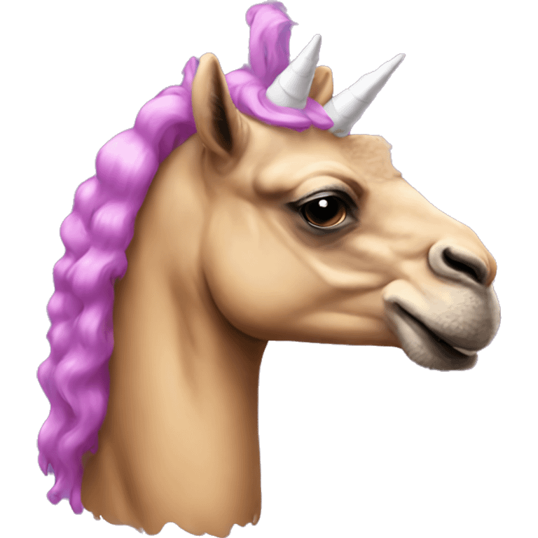 a camel unicorn emoji