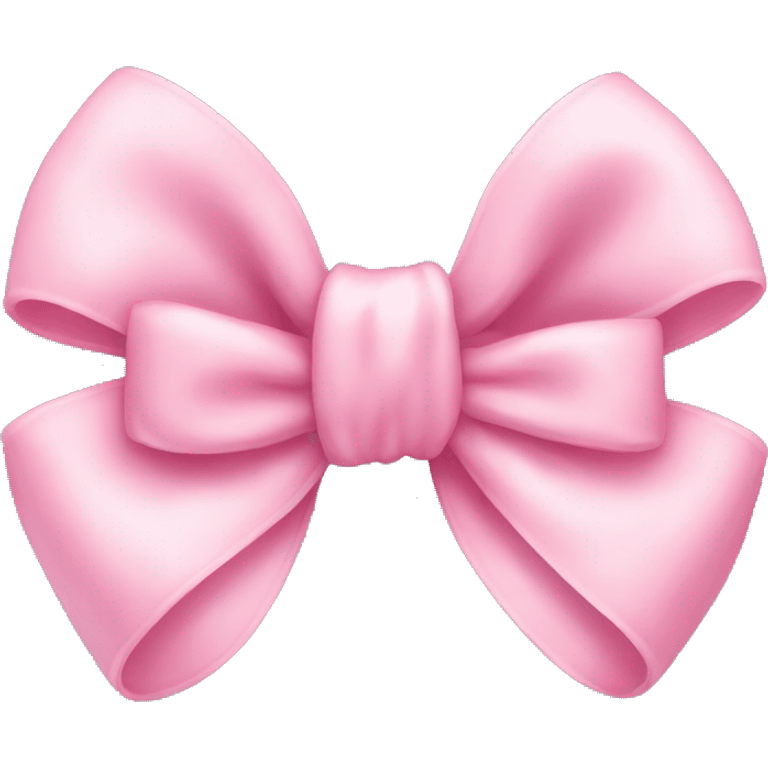 Baby Pink bow emoji