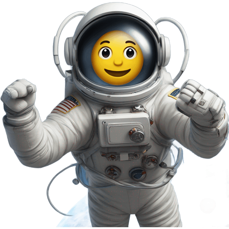 astronaut in space emoji