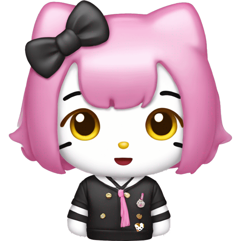 Hello Kitty as a cute Kpop Idol emoji