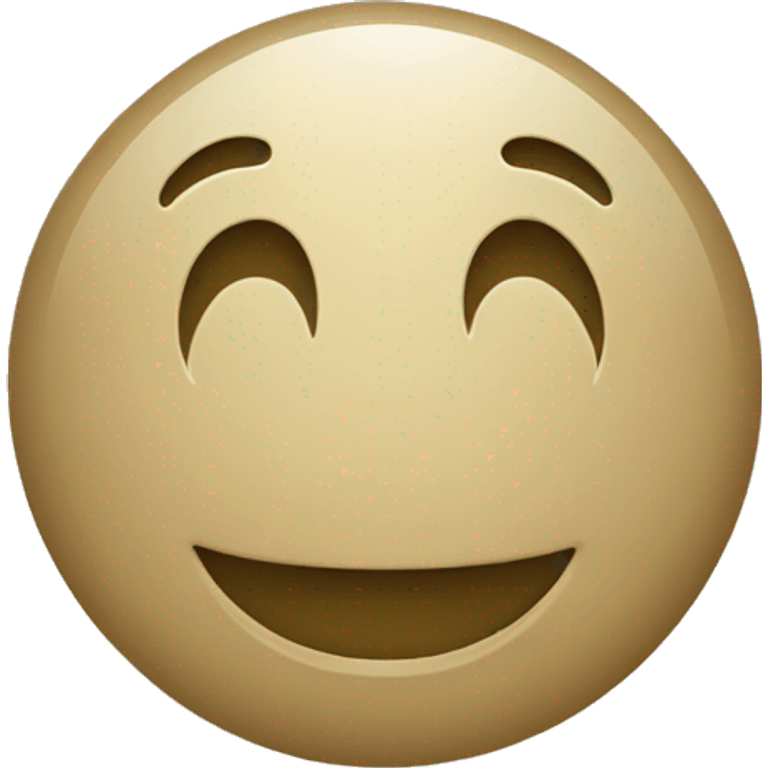 khaki colour smiley emoji