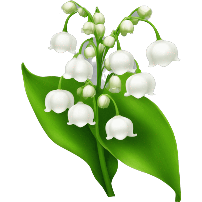 lily of the valley flower emoji