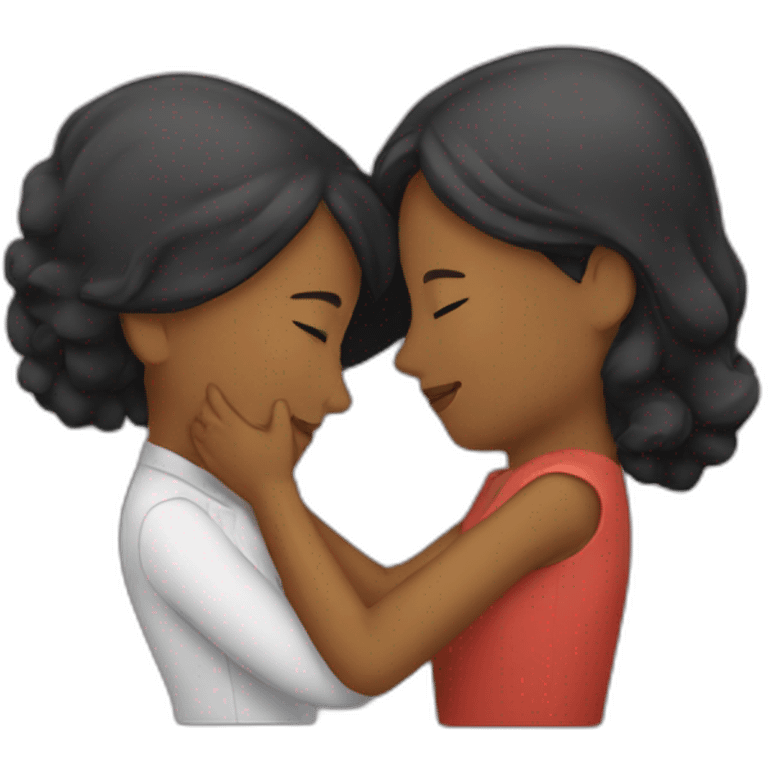 Abrazo de mujeres emoji