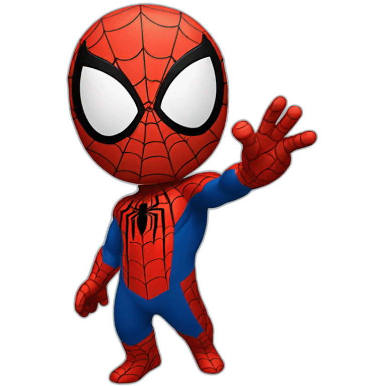 Spider man giving a high five emoji