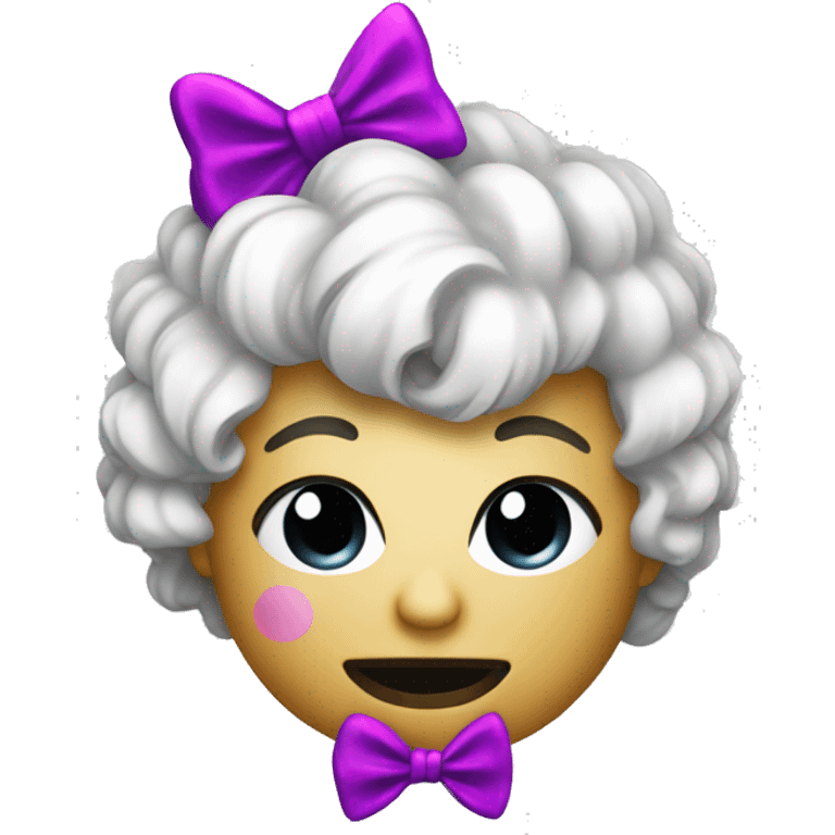 disco with a bow on top emoji