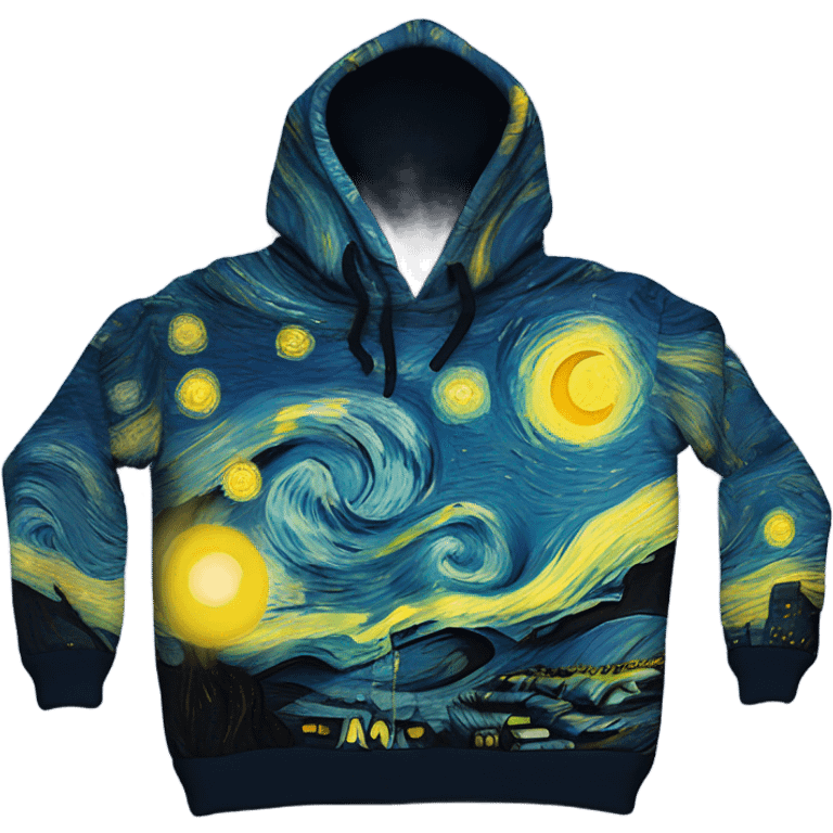 Starry night hoodie  emoji