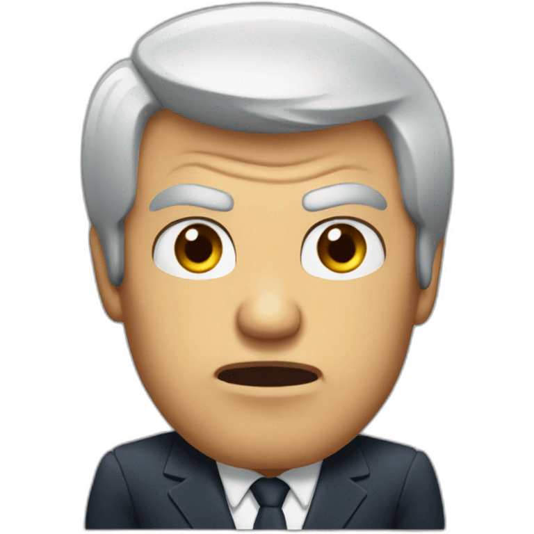 Angry Vincent Bolloré emoji