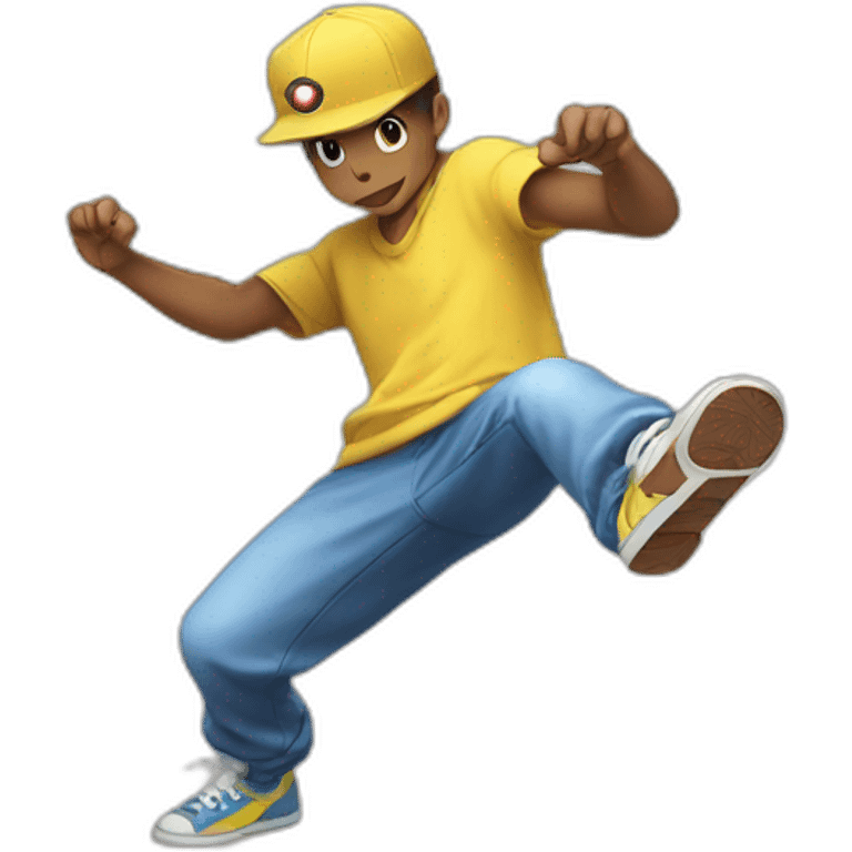 breakdancing pokemon emoji