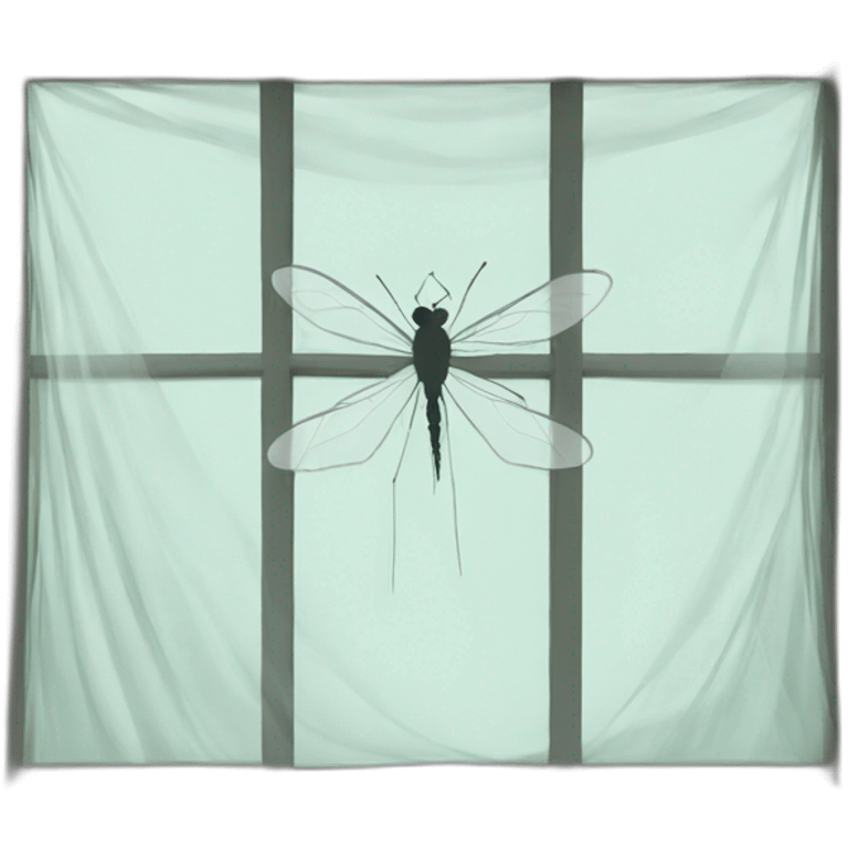 mosquito net on a window emoji