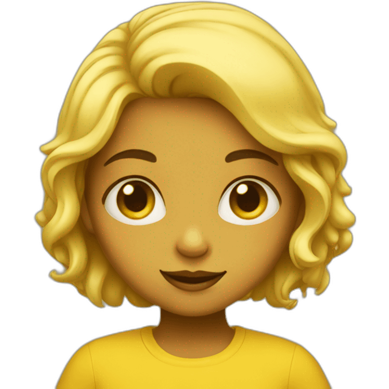 yellow girl emoji