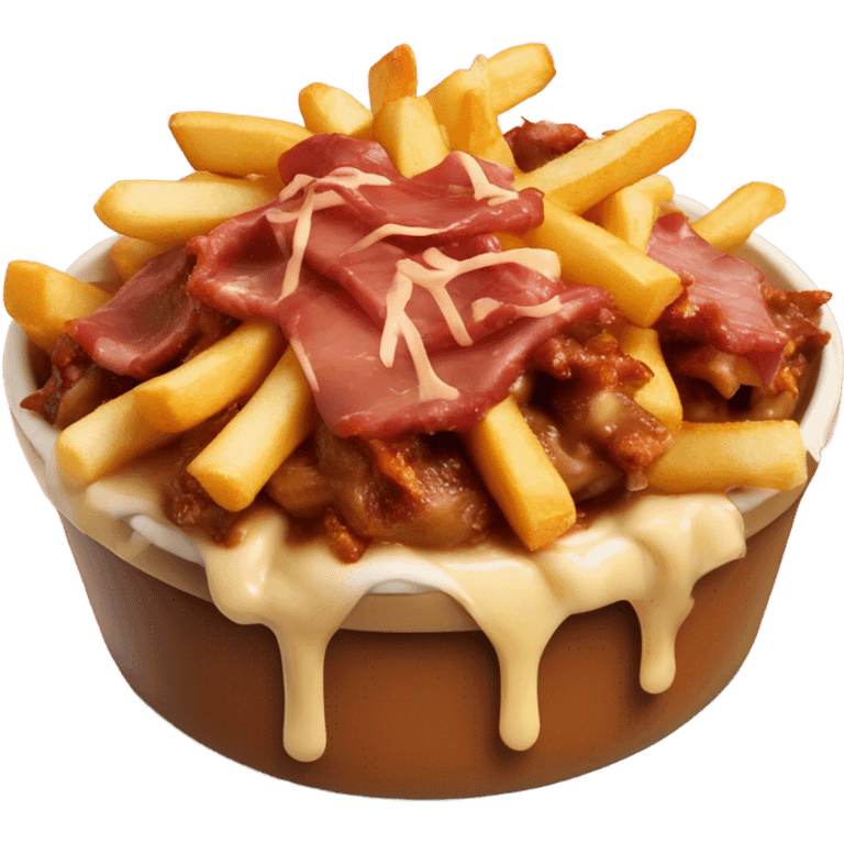 Poutine smoked meat emoji